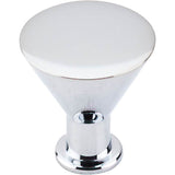 Top Knobs - Cocktail Knob 1 3/16 Inch Polished Chrome - Polished Chrome