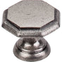 Top Knobs - Devon Knob 1 1/4 Inch Pewter Antique - Pewter Antique