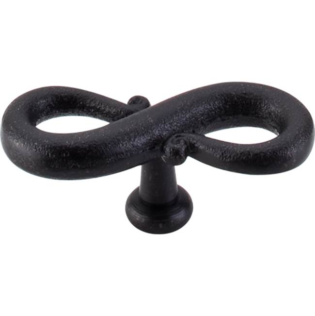 Top Knobs - S-Shaped Knob 3 1/4 Inch Patina Black - Patina Black