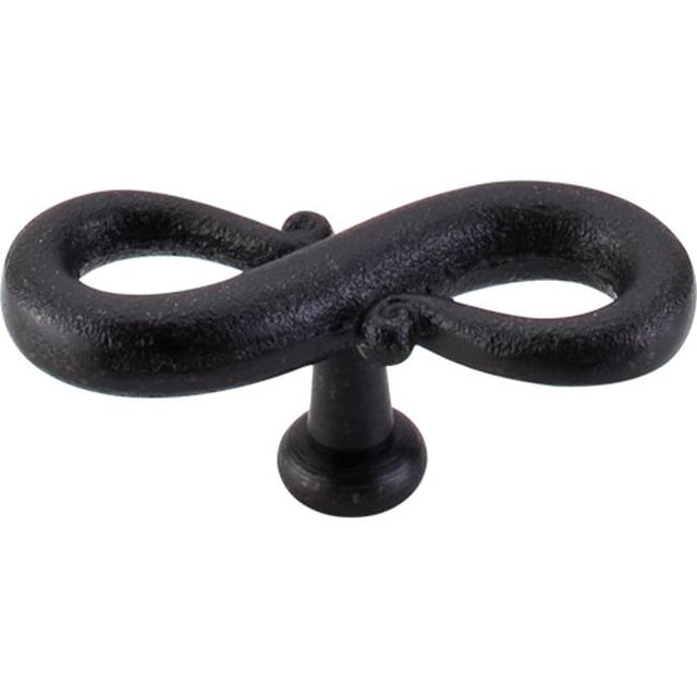 Top Knobs - S-Shaped Knob 3 1/4 Inch Patina Black - Patina Black