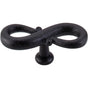 Top Knobs - S-Shaped Knob 3 1/4 Inch Patina Black - Patina Black