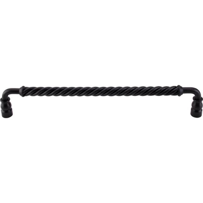 Top Knobs - Twisted Bar Pull 12 Inch (c-c) Patina Black - Patina Black