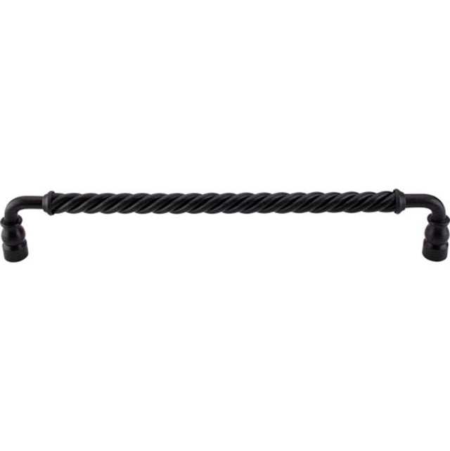 Top Knobs - Twisted Bar Pull 12 Inch (c-c) Patina Black - Patina Black
