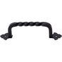 Top Knobs - Fixed Norman Crest 4 3/4 Inch (c-c) Patina Black - Patina Black