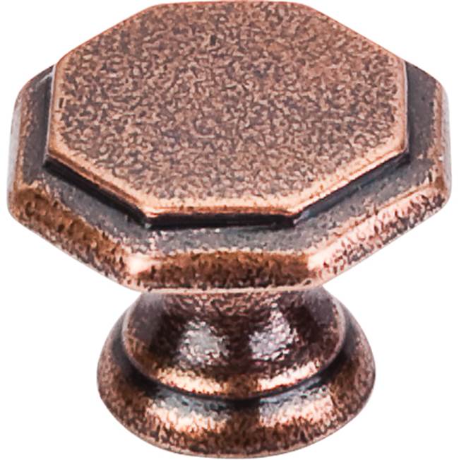 Top Knobs - Devon Knob 1 1/4 Inch Old English Copper - Old English Copper