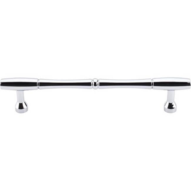 Top Knobs - Nouveau Bamboo Pull 7 Inch (c-c) Polished Chrome - Polished Chrome