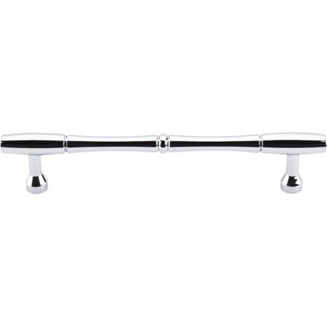 Top Knobs - Nouveau Bamboo Pull 7 Inch (c-c) Polished Chrome - Polished Chrome