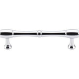 Top Knobs - Nouveau Bamboo Pull 3 3/4 Inch (c-c) Polished Chrome - Polished Chrome