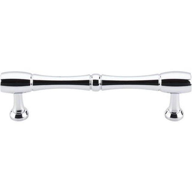 Top Knobs - Nouveau Bamboo Pull 3 3/4 Inch (c-c) Polished Chrome - Polished Chrome