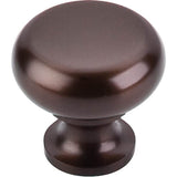 Top Knobs - Flat Faced Knob 1 1/4 Inch Oil Rubbed Bronze - Oil Rubbed Bronze