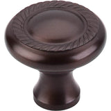 Top Knobs - Swirl Cut Knob 1 1/4 Inch Oil Rubbed Bronze - Oil Rubbed Bronze