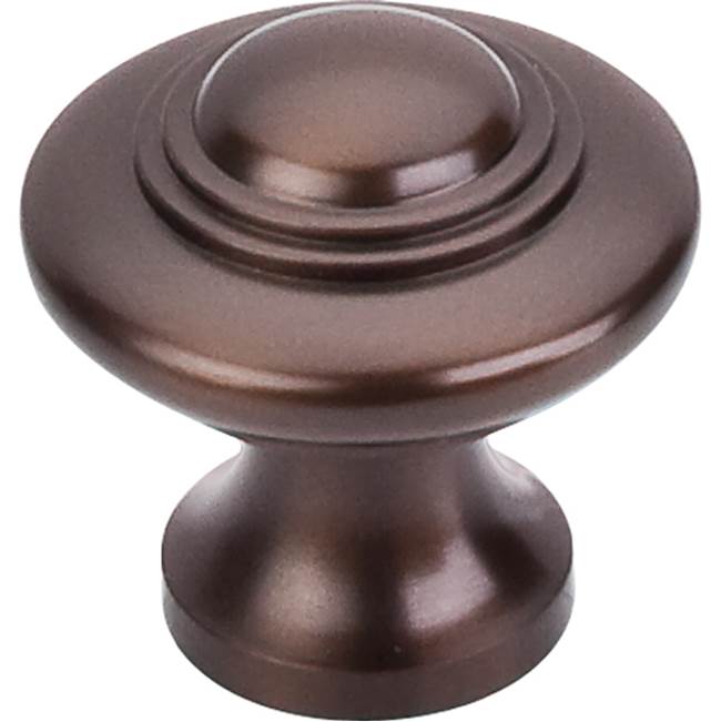 Top Knobs - Ascot Knob 1 1/4 Inch Oil Rubbed Bronze - Oil Rubbed Bronze