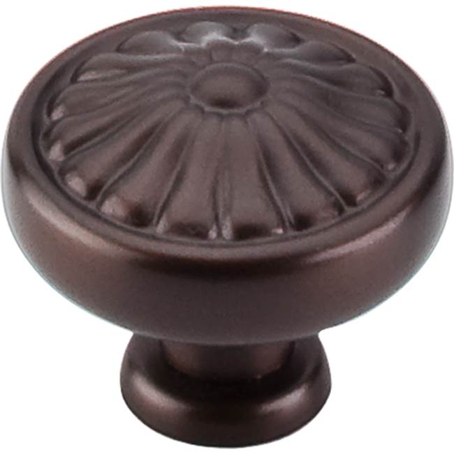 Top Knobs - Flower Knob 1 1/4 Inch Oil Rubbed Bronze - Oil Rubbed Bronze