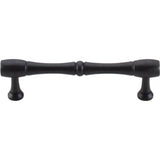 Top Knobs - Nouveau Bamboo Pull 3 3/4 Inch (c-c) Patina Black - Patina Black