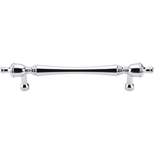 Top Knobs - Somerset Finial Pull 7 Inch (c-c) Polished Chrome - Polished Chrome