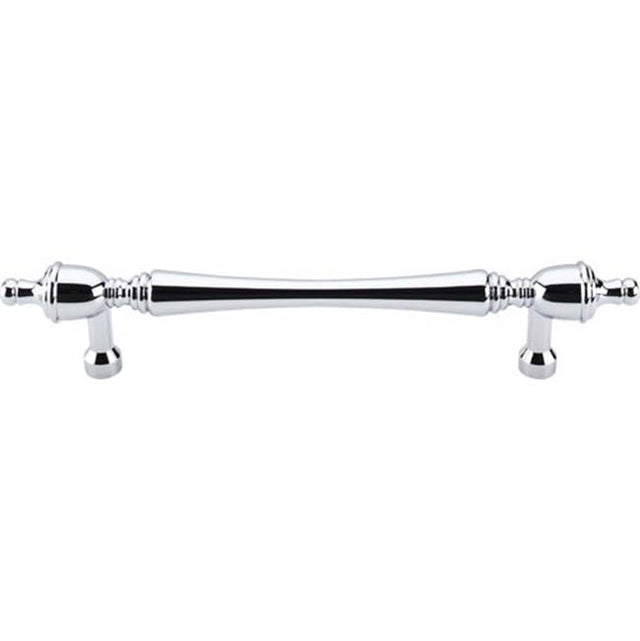 Top Knobs - Somerset Finial Pull 7 Inch (c-c) Polished Chrome - Polished Chrome