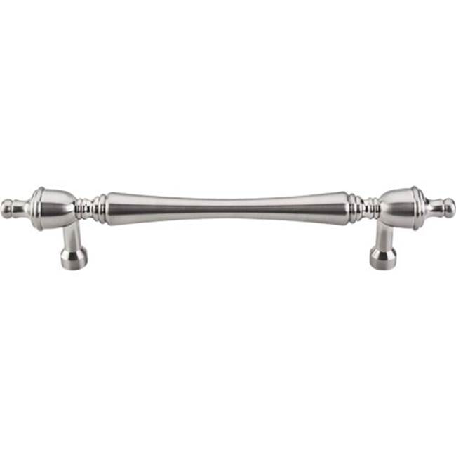 Top Knobs - Somerset Finial Pull 7 Inch (c-c) Brushed Satin Nickel - Brushed Satin Nickel