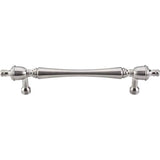 Top Knobs - Somerset Finial Pull 7 Inch (c-c) Brushed Satin Nickel - Brushed Satin Nickel