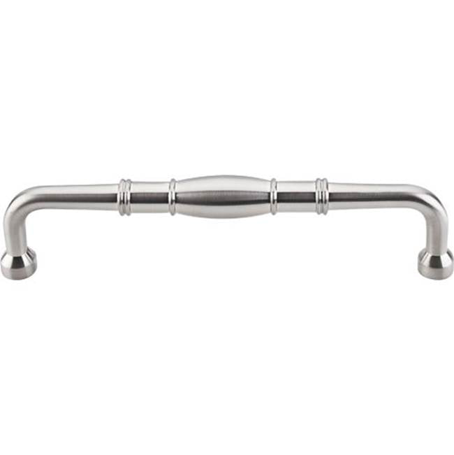 Top Knobs - Normandy D Pull 7 Inch (c-c) Brushed Satin Nickel - Brushed Satin Nickel