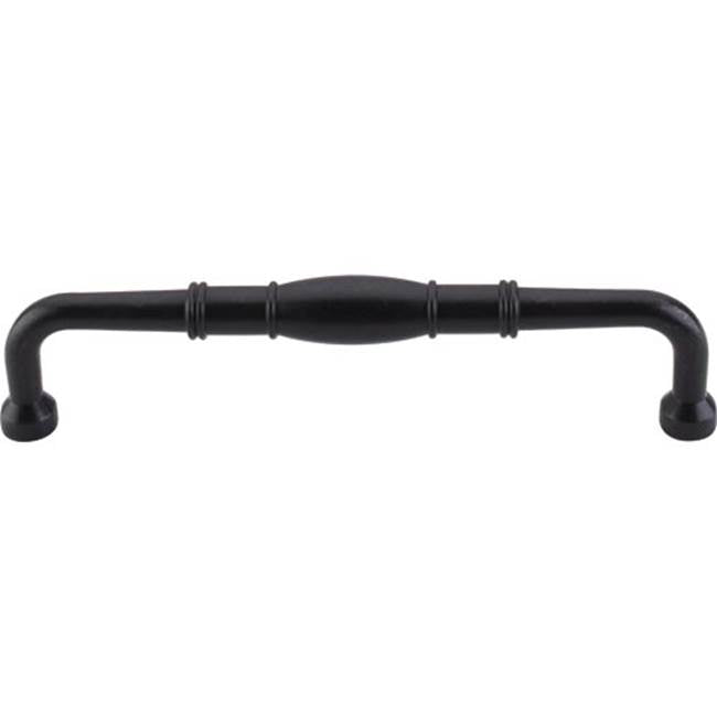 Top Knobs - Normandy D Pull 7 Inch (c-c) Patina Black - Patina Black