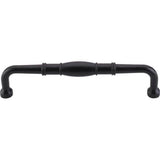 Top Knobs - Normandy D Pull 7 Inch (c-c) Patina Black - Patina Black