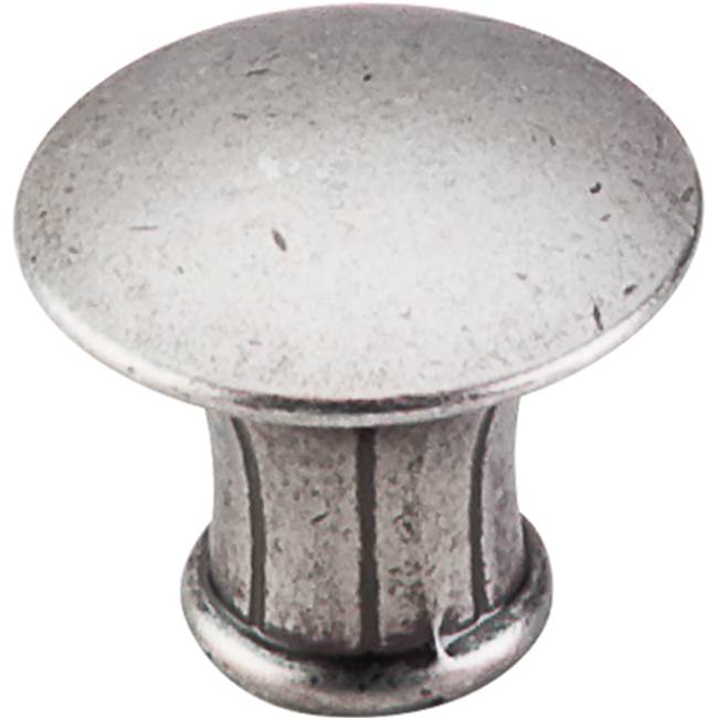 Top Knobs - Lund Knob 1 1/4 Inch Pewter Antique - Pewter Antique