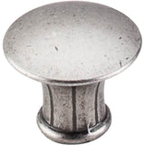 Top Knobs - Lund Knob 1 1/4 Inch Pewter Antique - Pewter Antique