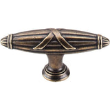 Top Knobs - Ribbon and Reed T-Pull 2 3/4 Inch German Bronze - German Bronze