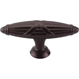 Top Knobs - Ribbon and Reed T-Pull 2 3/4 Inch Oil Rubbed Bronze - Oil Rubbed Bronze