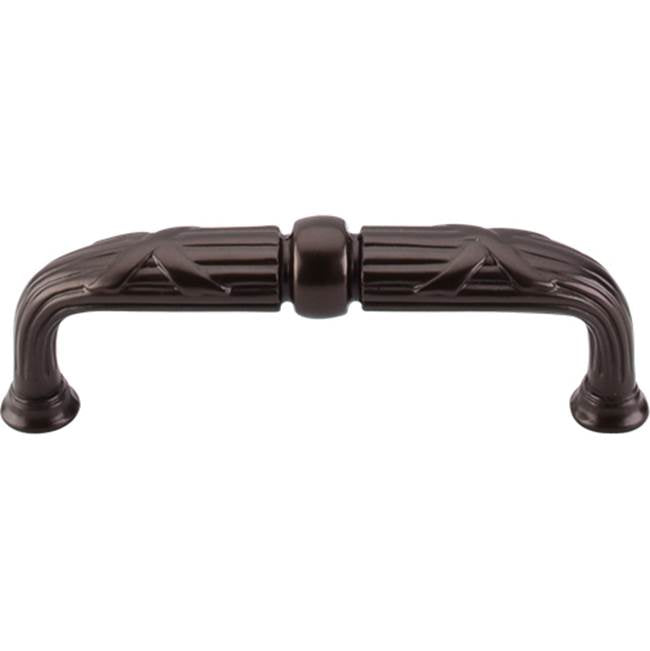 Top Knobs - Ribbon and Reed D Pull 3 3/4 Inch (c-c) Oil Rubbed Bronze - Oil Rubbed Bronze