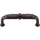 Top Knobs - Ribbon and Reed D Pull 3 3/4 Inch (c-c) Oil Rubbed Bronze - Oil Rubbed Bronze