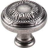 Top Knobs - Ribbon Knob 1 1/4 Inch Pewter Antique - Pewter Antique