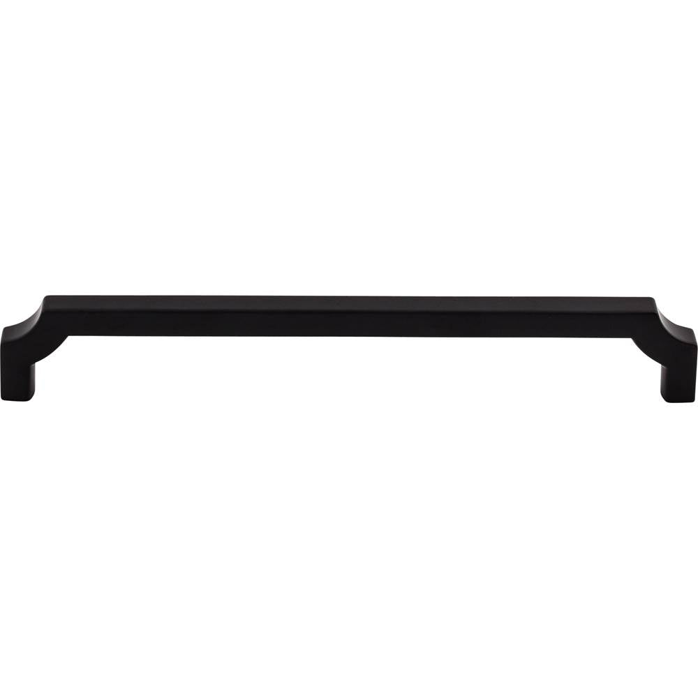 Top Knobs - Davenport Pull 7 9/16 Inch (c-c) Flat Black - Flat Black