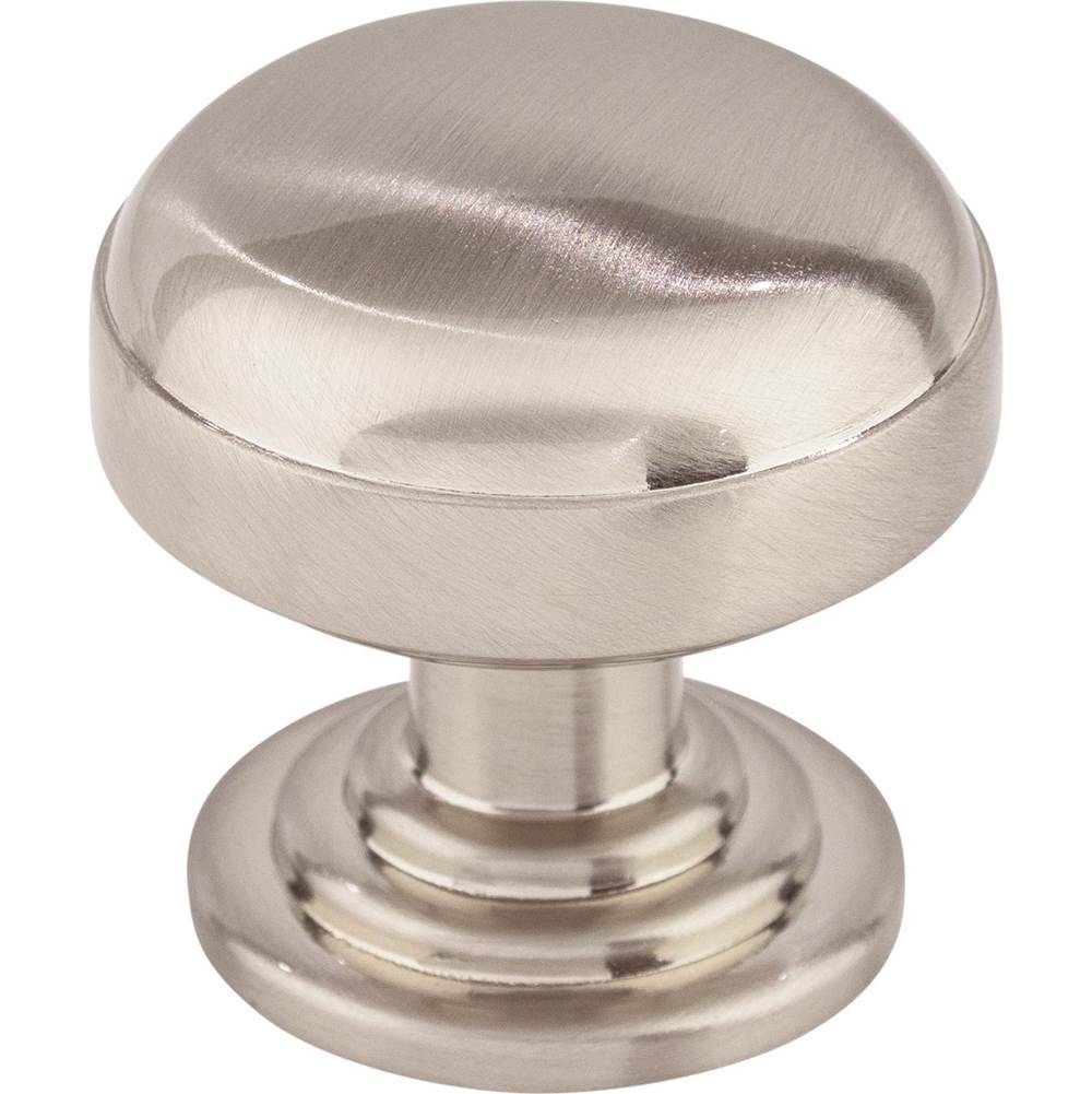Top Knobs - Ellis Knob 1 1/4 Inch Brushed Satin Nickel - Brushed Satin Nickel