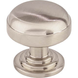 Top Knobs - Ellis Knob 1 1/4 Inch Brushed Satin Nickel - Brushed Satin Nickel