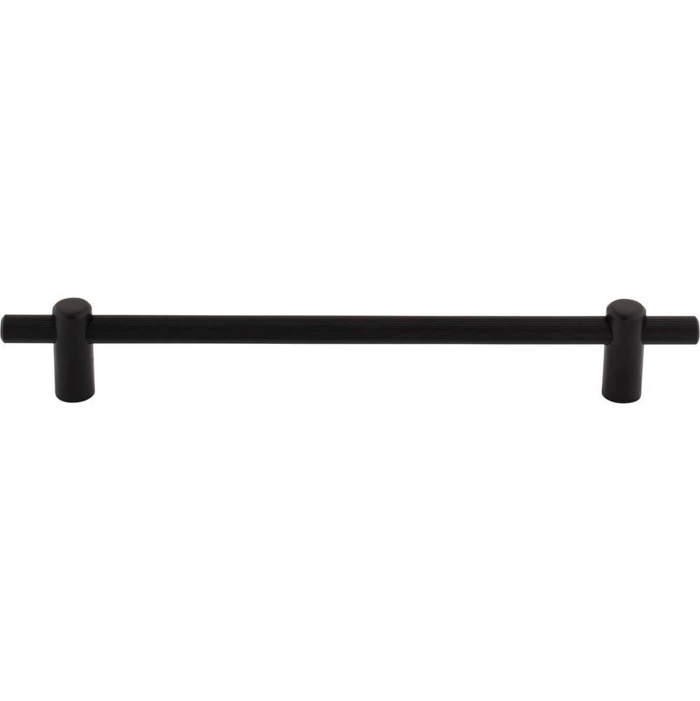 Top Knobs - Dempsey Pull 7 9/16 Inch (c-c) Flat Black - Flat Black