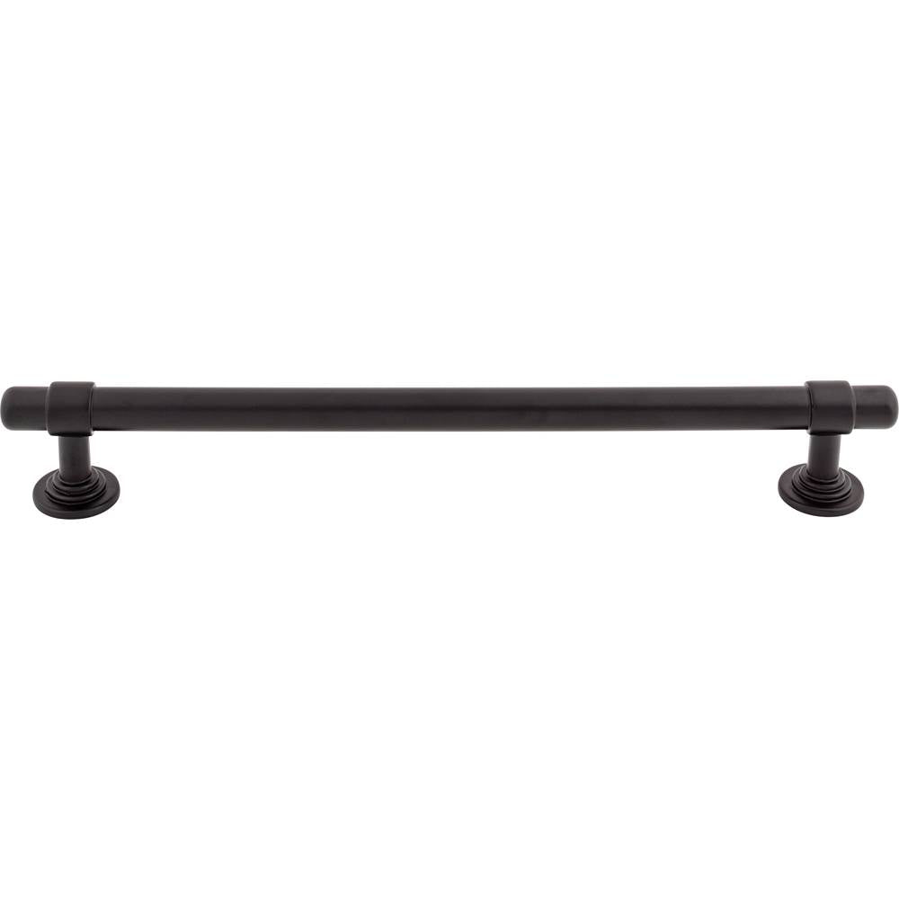Top Knobs - Ellis Appliance Pull 12 Inch (c-c) Flat Black - Flat Black