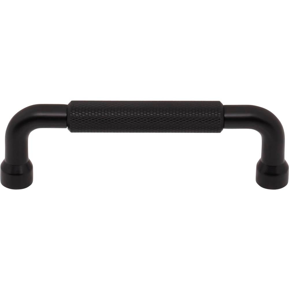 Top Knobs - Garrison Pull 3 3/4 Inch (c-c) Flat Black - Flat Black