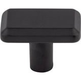 Top Knobs - Telfair Knob 1 1/2 Inch Flat Black - Flat Black