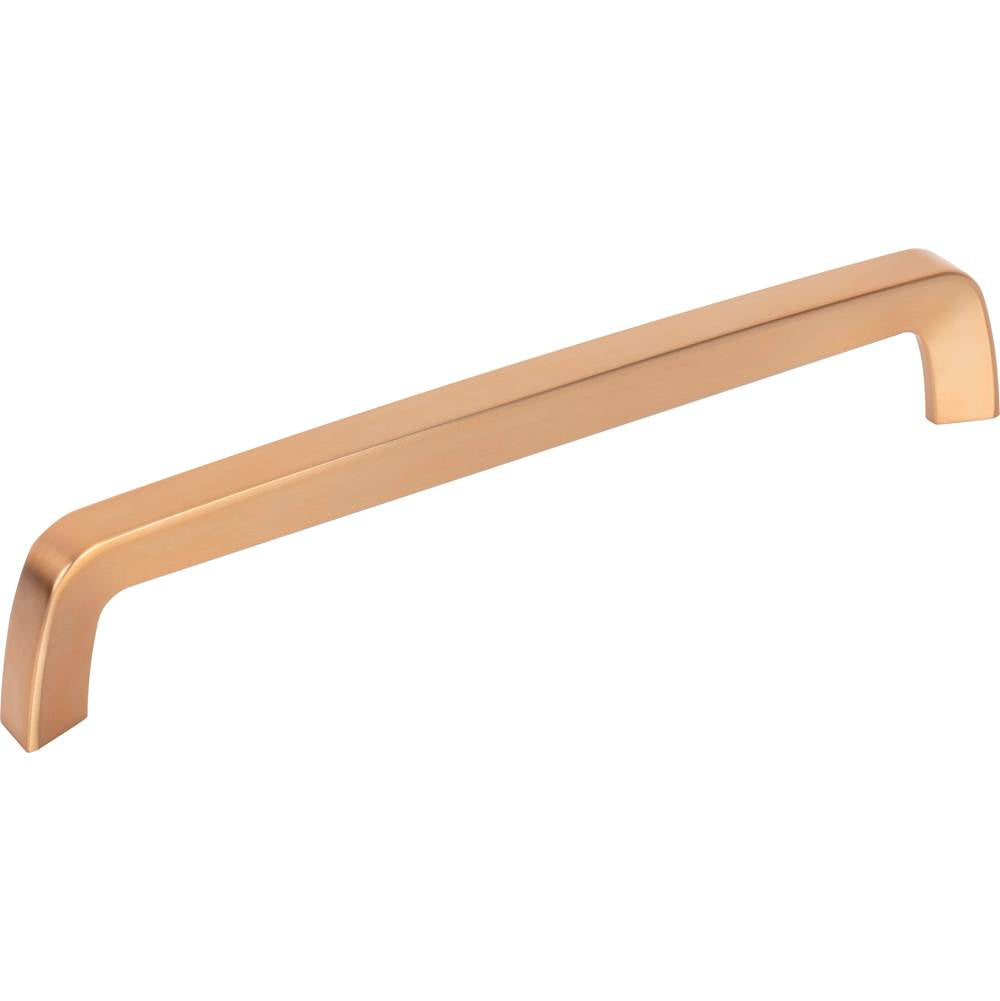 Tapered Bar Pull 7 9/16 Inch (c-c) Flat Black