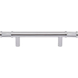 Top Knobs - Burnham Pull 3 3/4 Inch (c-c) Polished Chrome - Polished Chrome