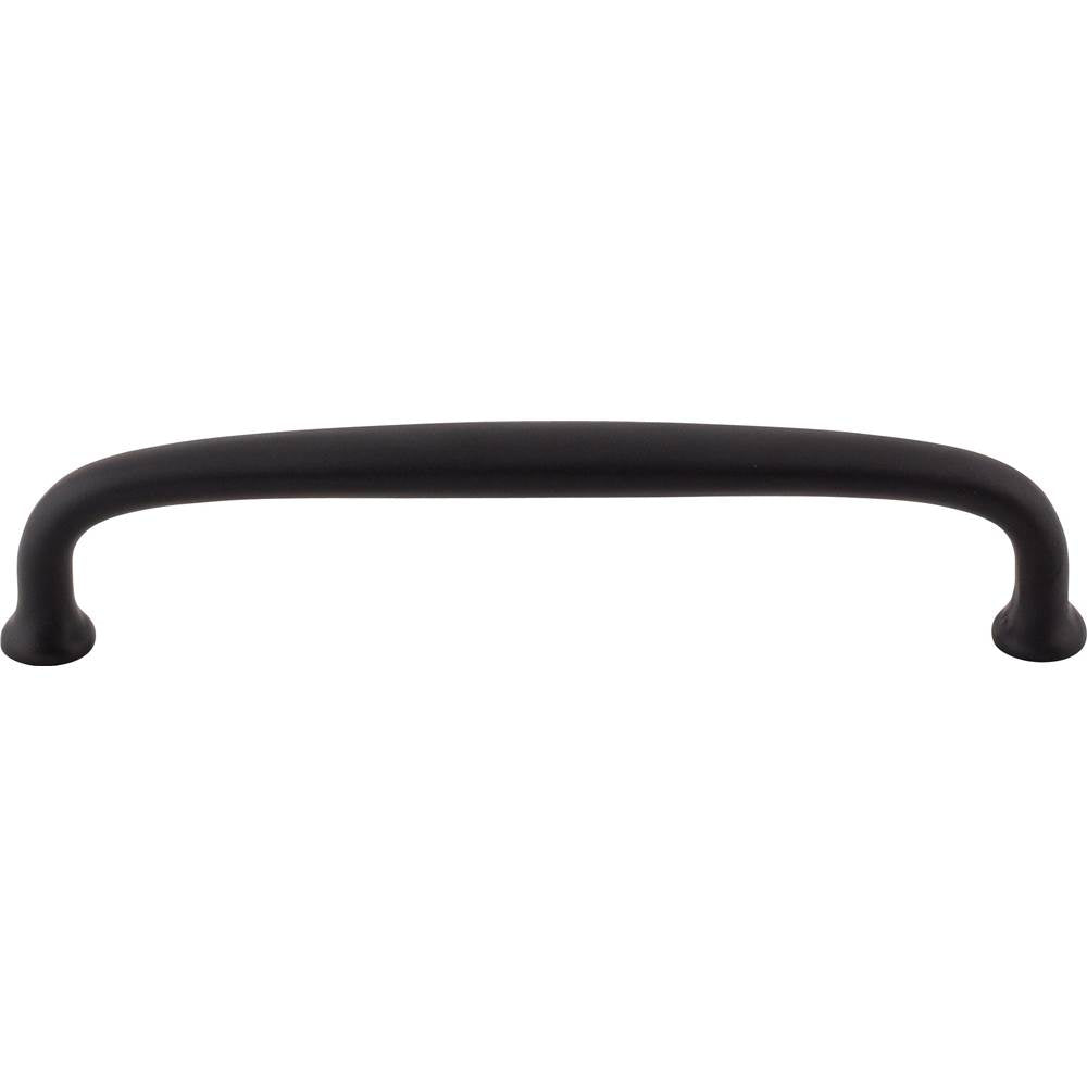 Top Knobs - Charlotte Pull 6 Inch (c-c) Flat Black - Flat Black