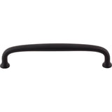 Top Knobs - Charlotte Pull 6 Inch (c-c) Flat Black - Flat Black