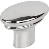 Julian Oval Knob 1 3/8 Inch Ash Gray