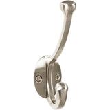 Top Knobs - Bergen Hook 5 9/16 Inch Brushed Satin Nickel - Brushed Satin Nickel