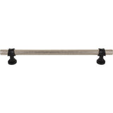 Top Knobs - Bit Appliance Pull 18 Inch (c-c) Pewter Antique and Flat Black