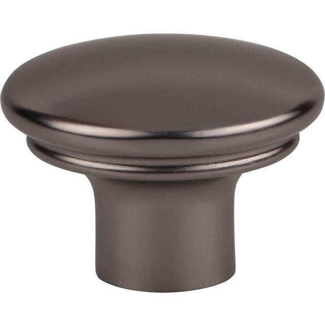 Top Knobs - Julian Oval Knob 1 3/8 Inch Ash Gray - Ash Gray