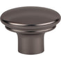 Top Knobs - Julian Oval Knob 1 3/8 Inch Ash Gray - Ash Gray