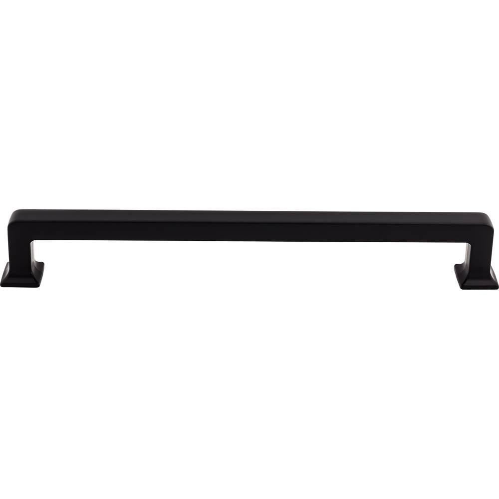 Top Knobs - Ascendra Appliance Pull 12 Inch (c-c) Flat Black - Flat Black