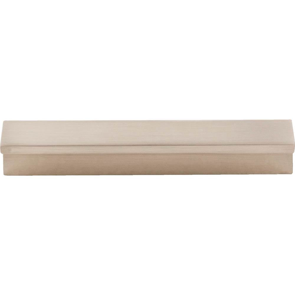 Top Knobs - Minetta Tab Pull 3 3/4 Inch (c-c) Brushed Satin Nickel - Brushed Satin Nickel